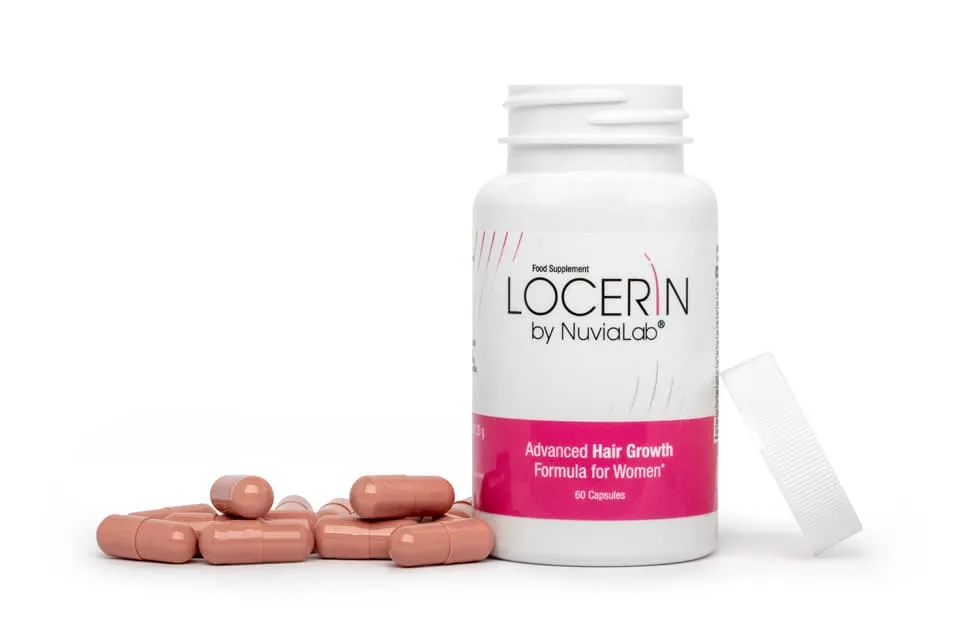 Locerin, натурална добавка за здраве на косата, стимулираща растежа и предотвратяваща загубата на коса.